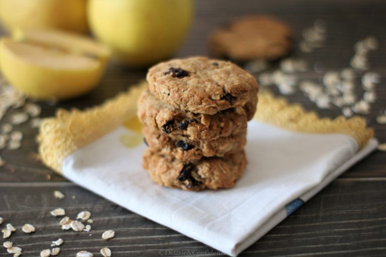 Biscotti Mela E Avena Vegan Senza Glutine E Senza Zucchero