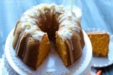 Bundt Cake alle carote e mandorle (senza latte, uova e burro)