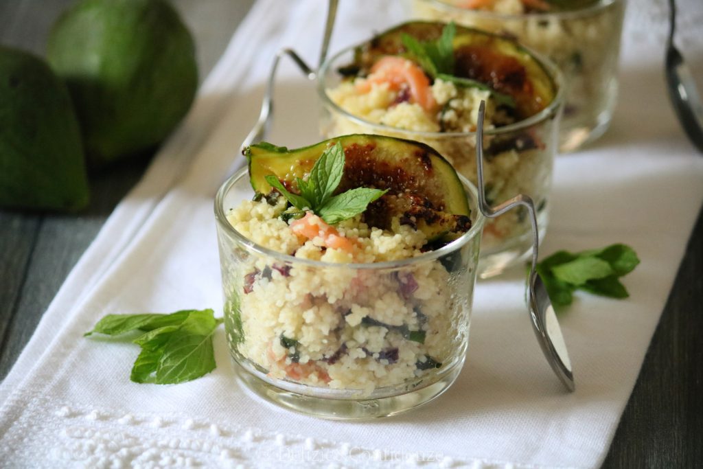 Cous Cous con salmone e fichi salati