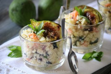 Cous Cous con salmone e fichi salati