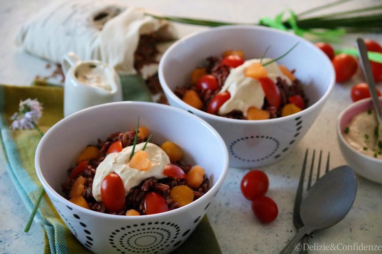 Insalata Di Riso Happy Summer Con Frutta Fresca E Riso Rosso Integrale Delizie Confidenze