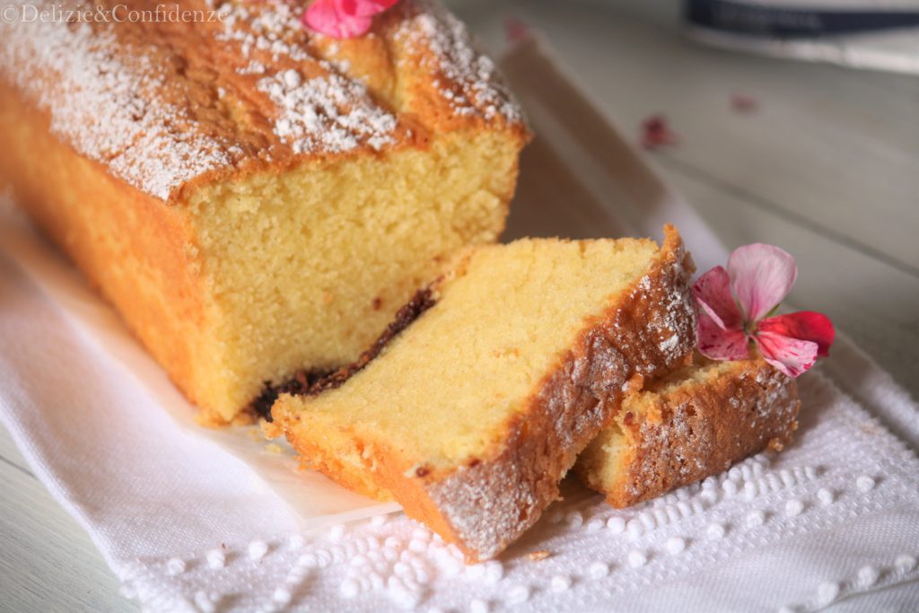 Plumcake bretone con crema alle nocciole