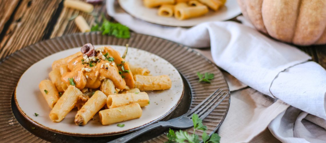 Pasta con la zucca