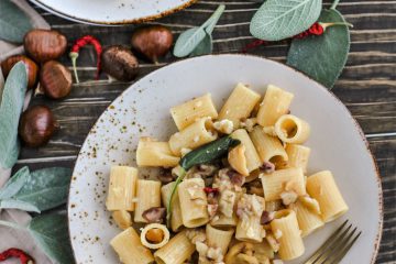 Pasta con castagne