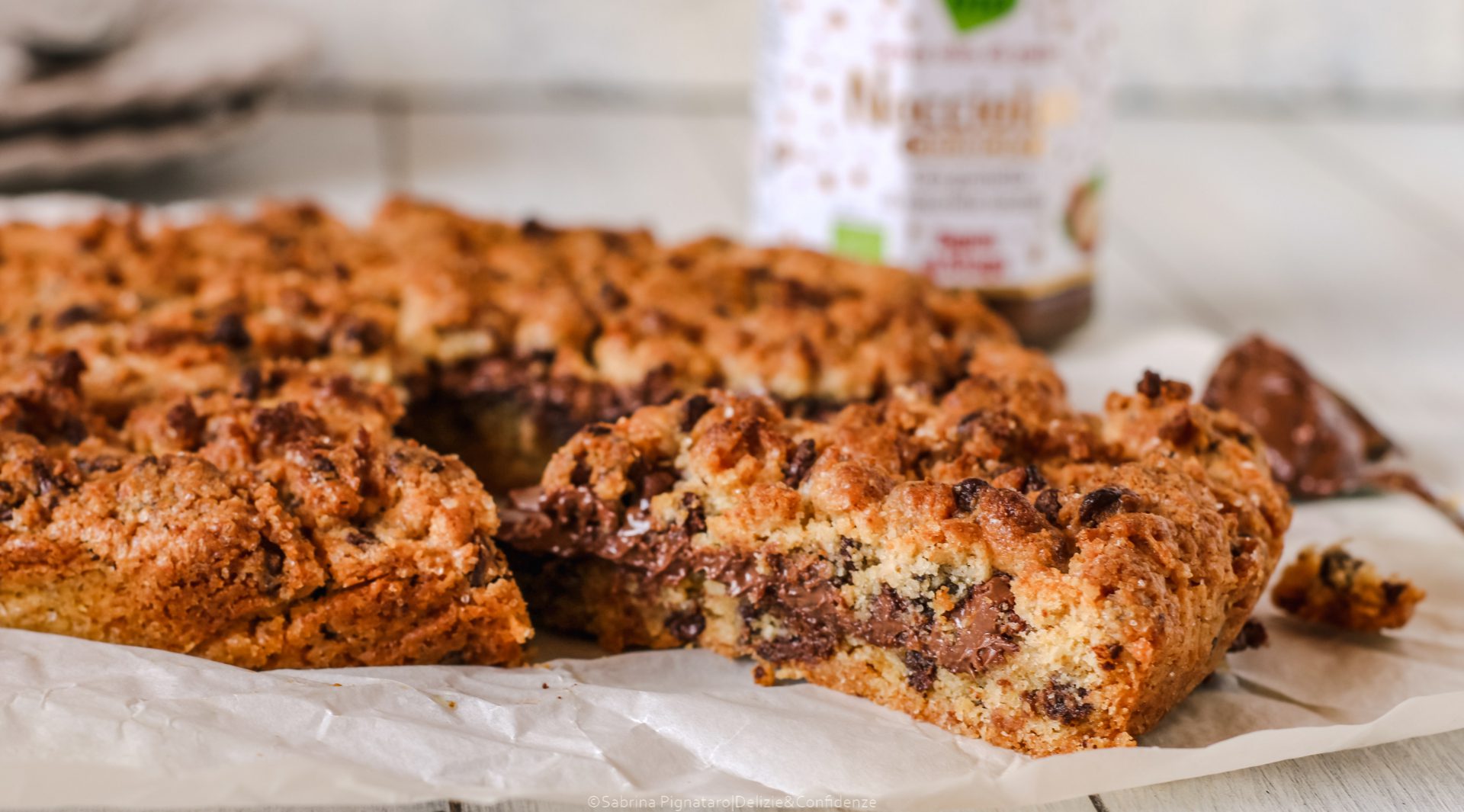 Biscotti alle gocce di cioccolato in barattolo - Sara senza Lattosio