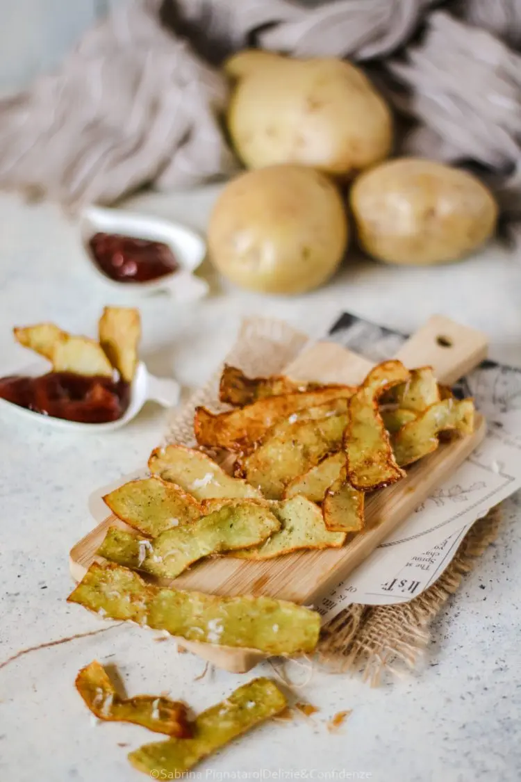 Bucce di patate fritte