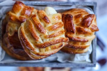 Brioche ai lamponi