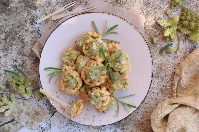 Frittelle di broccolo romanesco (formato mini)