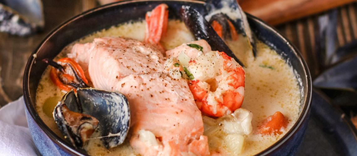 Zuppa di pesce norvegese