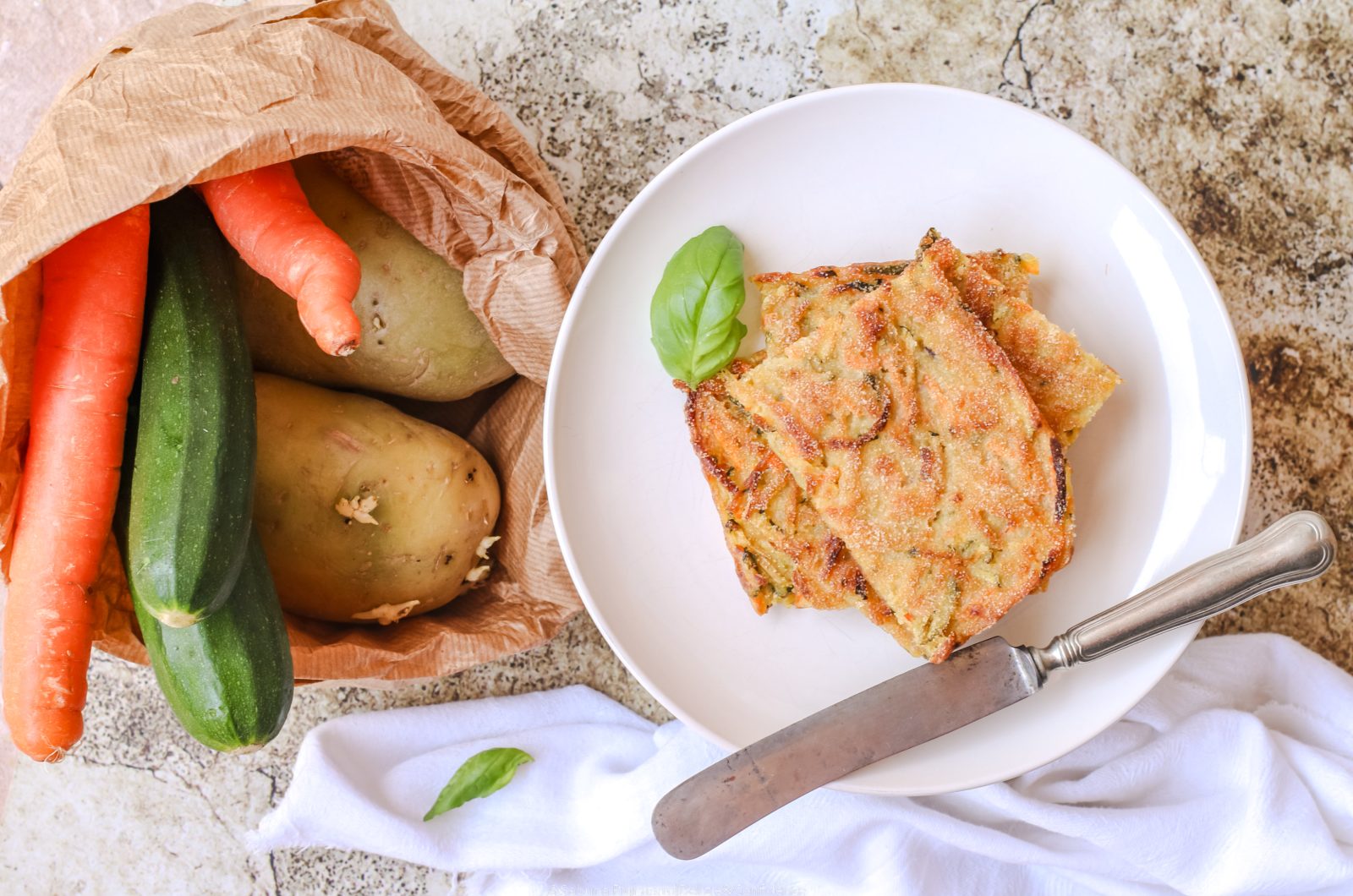 Schiacciata di verdure dolci