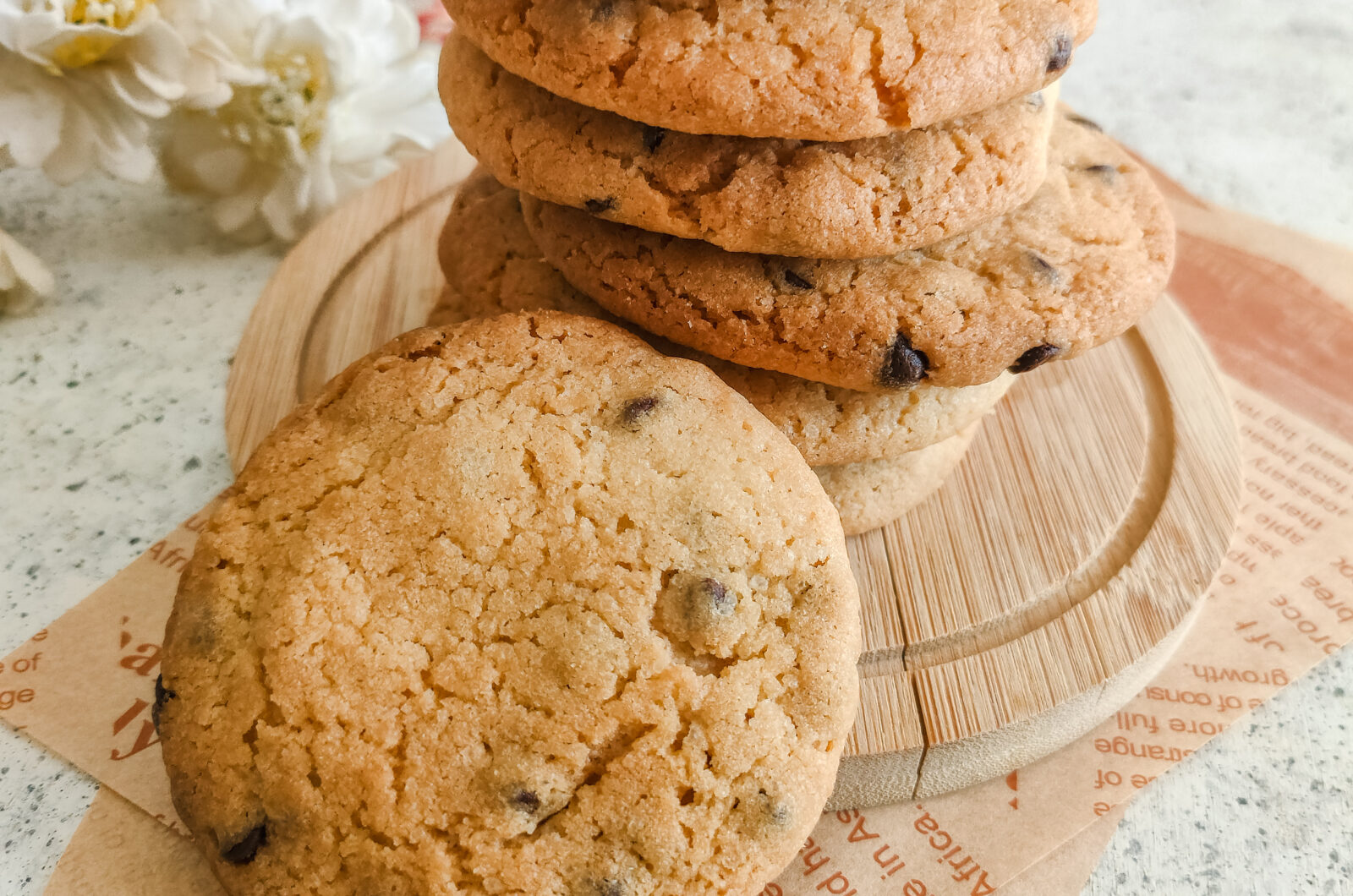 Cookies con gocce di cioccolato