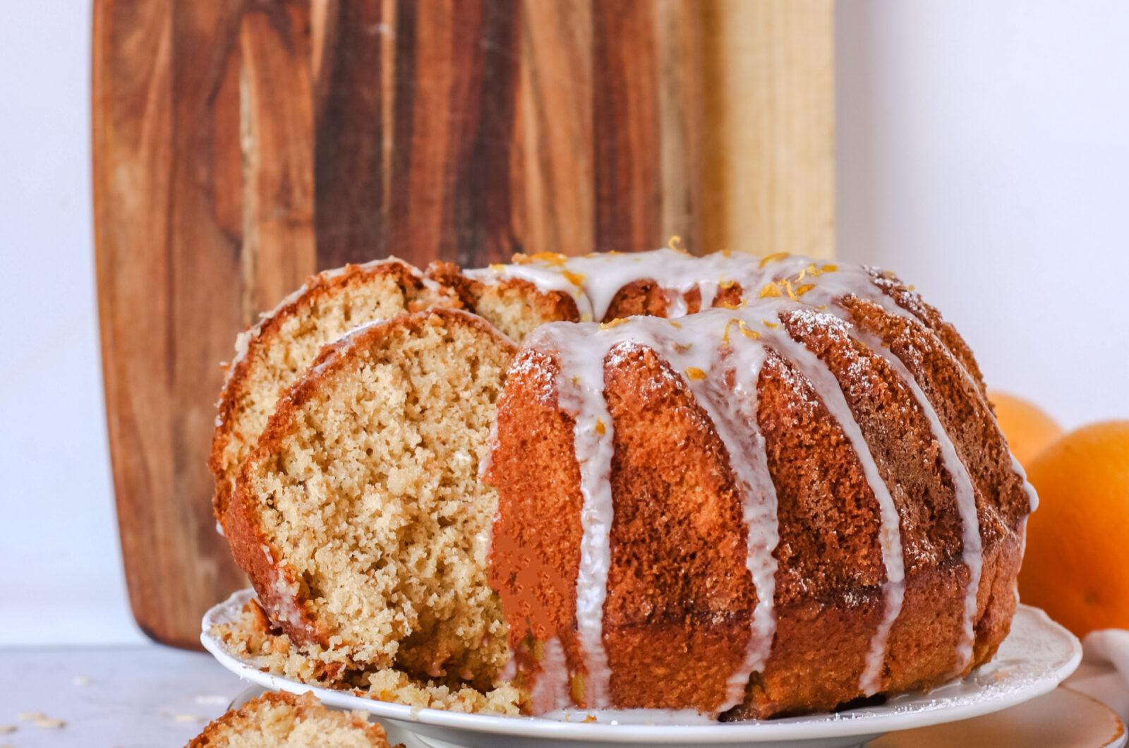 Ciambella all'avena e arancia