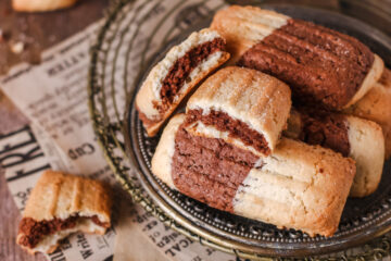 Biscotti con la cioccolata nell'impasto