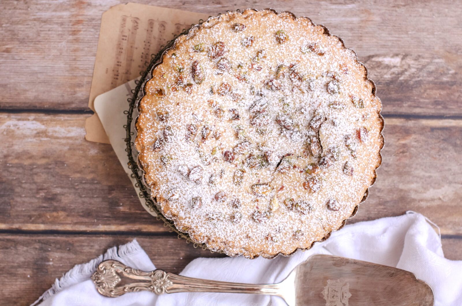 Crostata al pistacchio